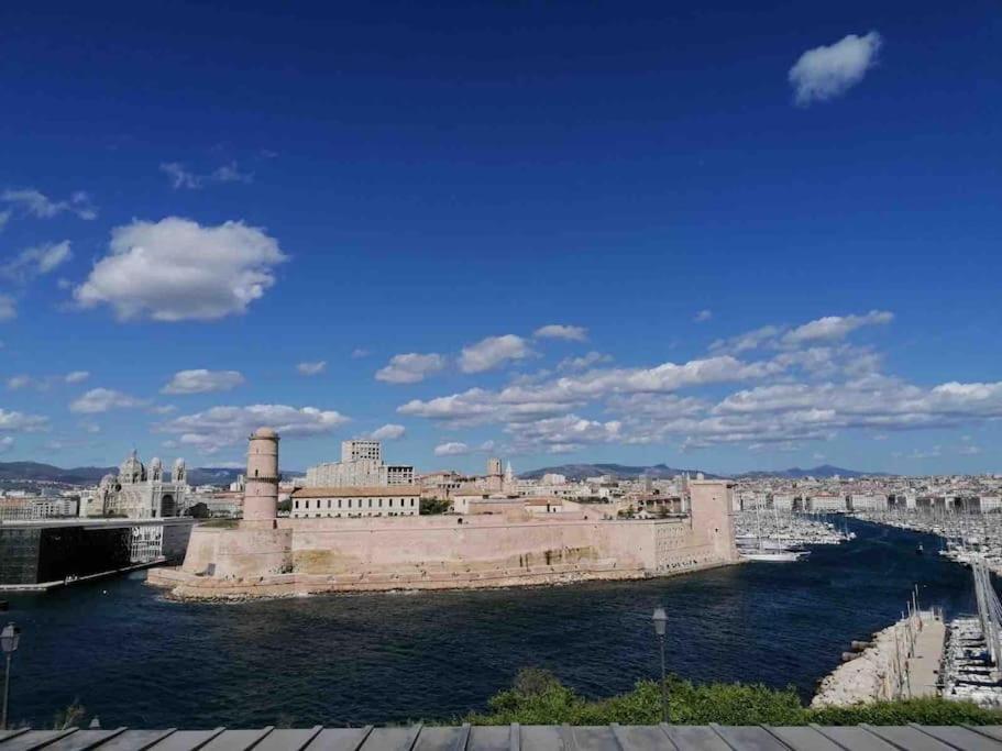 Magnifique Appartement T4, Plage Des Catalans Marseille Bagian luar foto