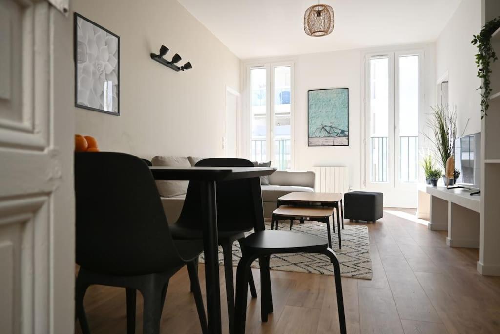 Magnifique Appartement T4, Plage Des Catalans Marseille Bagian luar foto
